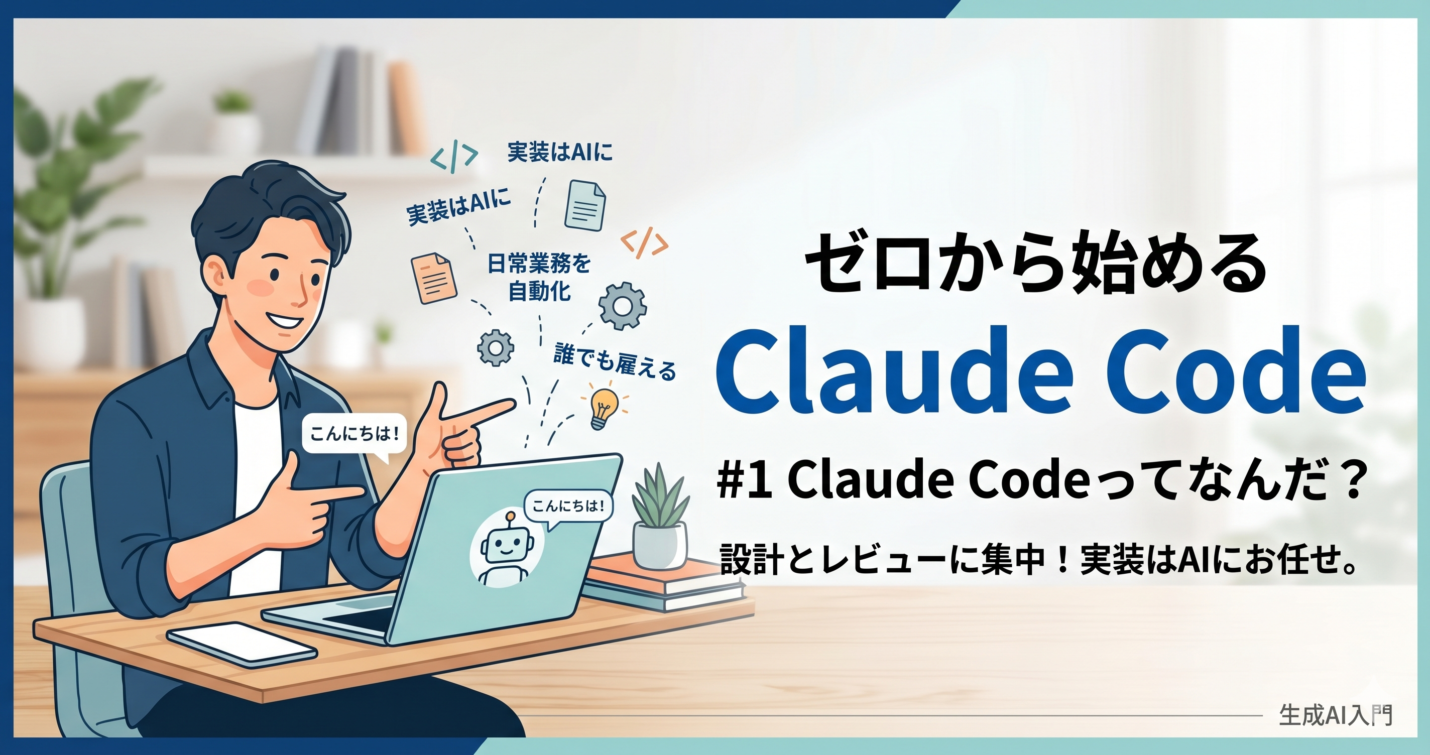 ゼロから始めるClaude Code - #1 Claude Codeってなんだ?